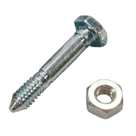 Aftermarket Shear Pin w Nut Fits Ariens And Fits John Deere Snow Blowers 1716 x 14 STW60-0102